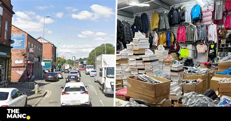 fake clothes shops manchester|counterfeit street in manchester.